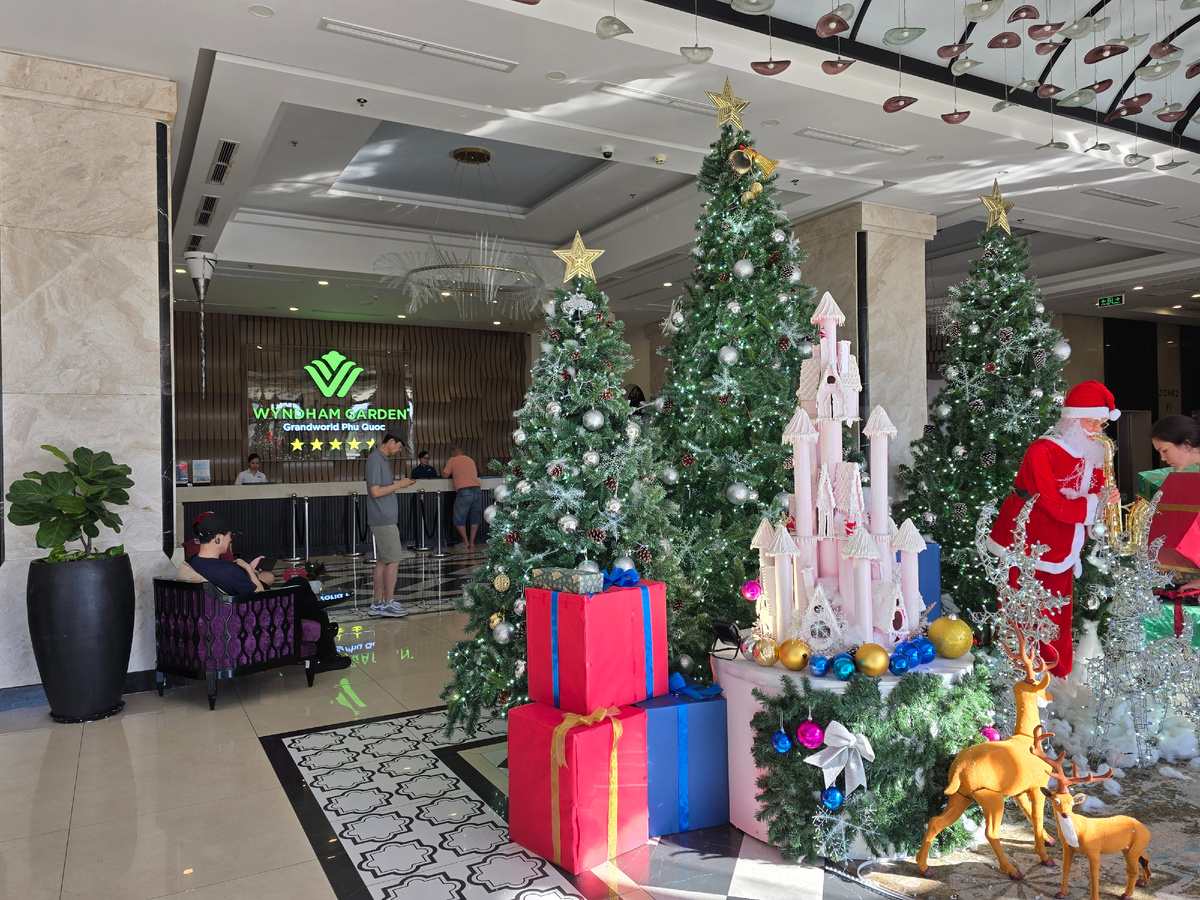 Фото автора. Ресепшен отеля. 