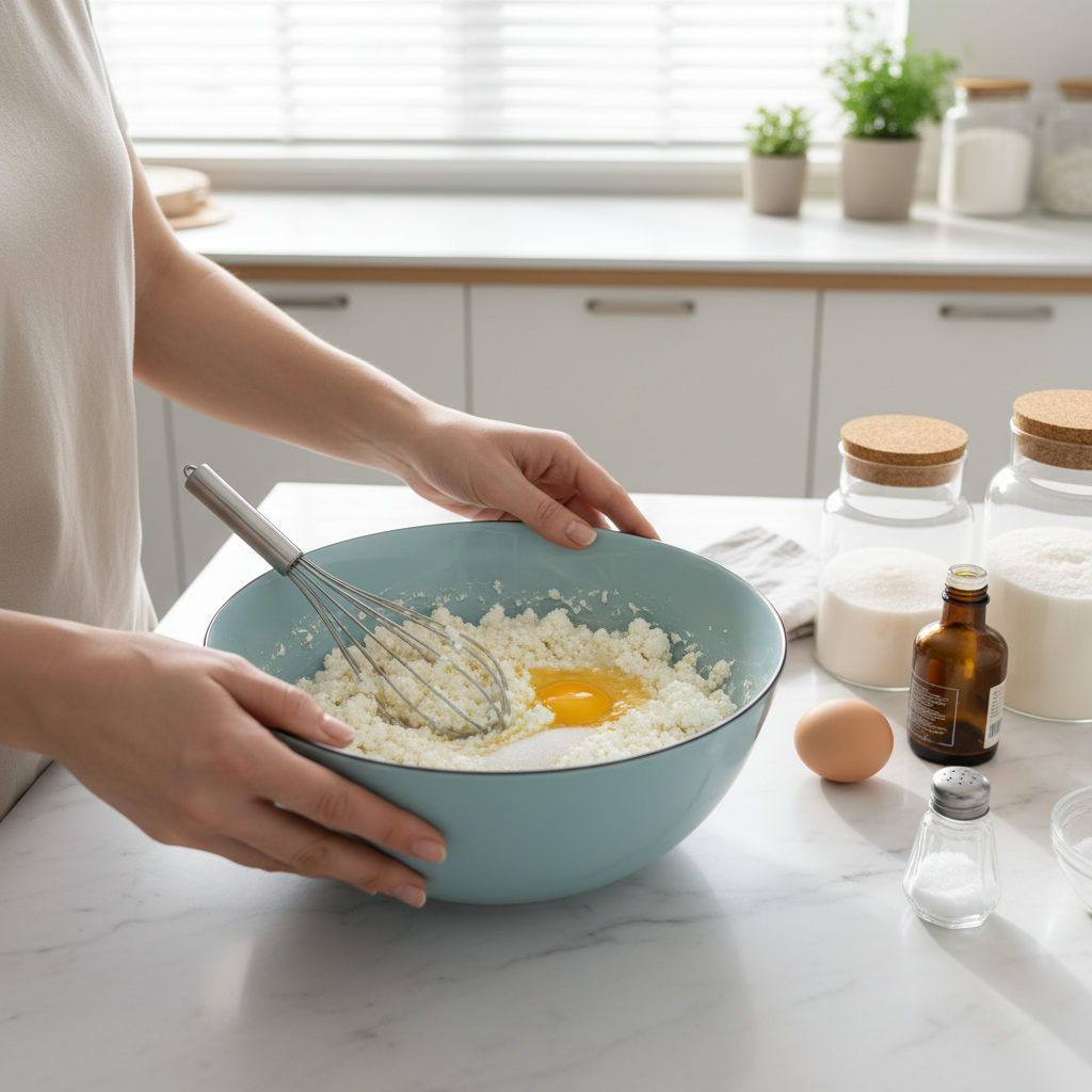 Процесс приготовления: от смешивания до выпекания в духовке.