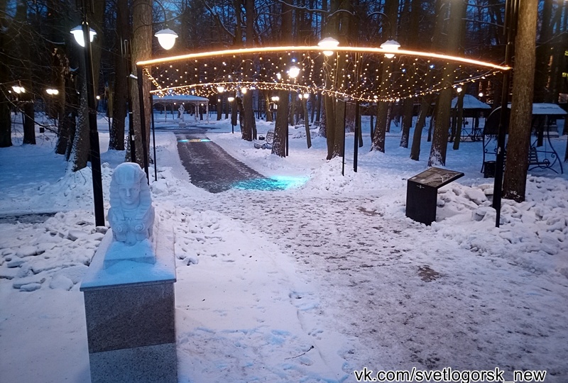 Курортный Светлогорск обогнал Сибирь по морозной погоде