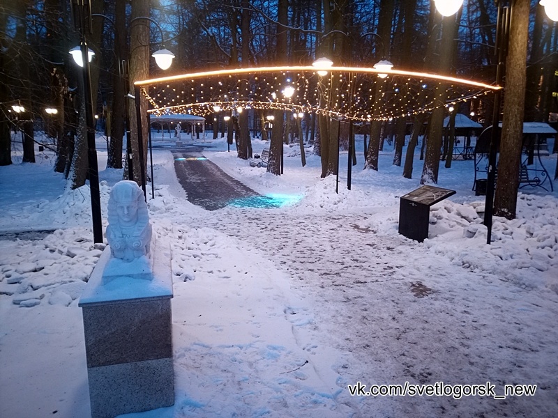 Светлогорск, морозы крепчают...