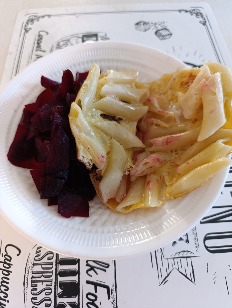 Фото автора. Тарелка с завтраком