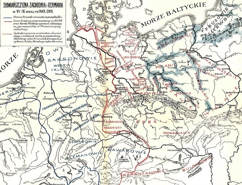 Сербский (сорбский) рубеж. Источник карты: ru.wikipedia.org