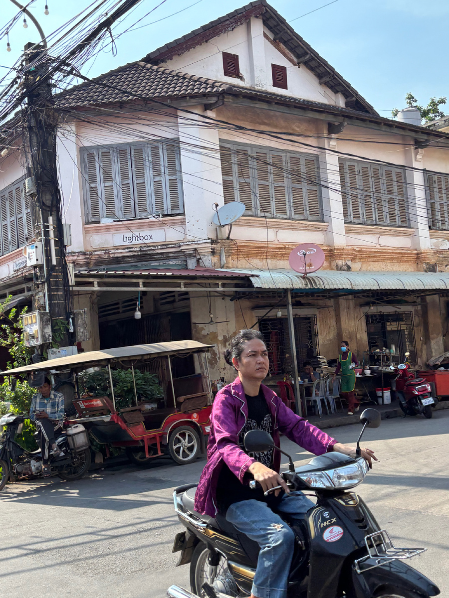 Колониальный дом в центре Кампота