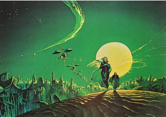 Одна из первых обложек цикла Дюны (Франк Герберт)