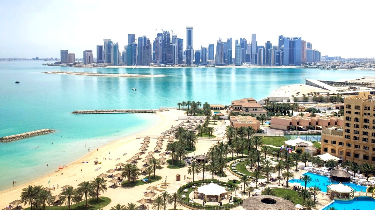 Вид на столицу Катара Доху
