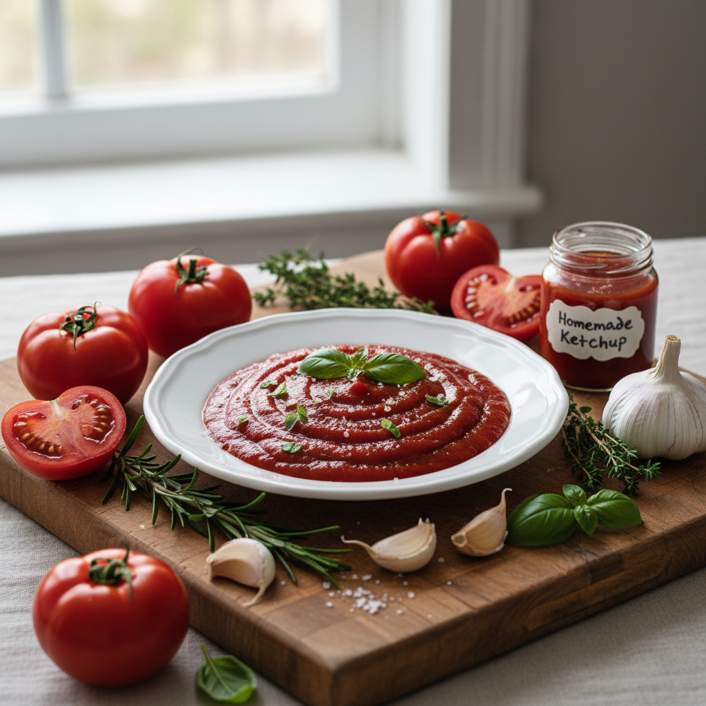 Свежесть и насыщенный вкус в каждой ложке — домашний кетчуп без варки