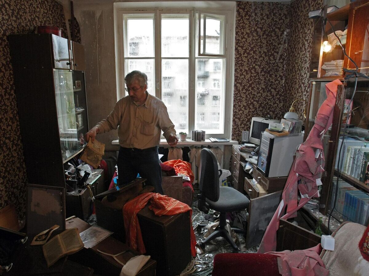    Последствия аварии на тепломагистрали в Санкт-Петербурге© РИА Новости . Алексей Даничев