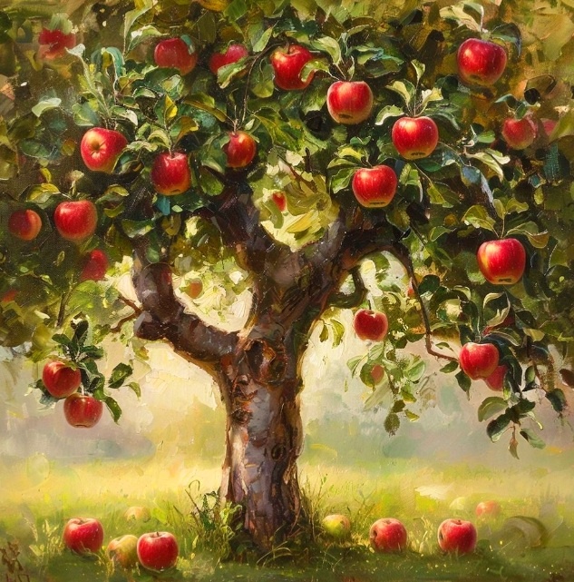 Народная мудрость гласит, что яблоко от яблони недалеко падает. 