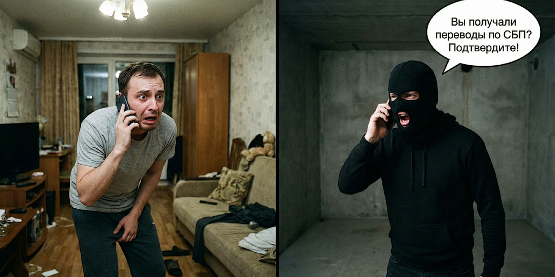 - Вы получили много переводов по СБП! Потвердите личность! - на связи "псевдоЦентробанк"