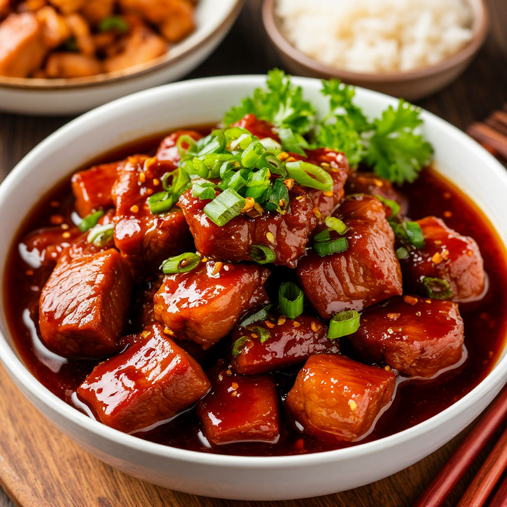 СВИНИНА ПО-КИТАЙСКИ В СОУСЕ