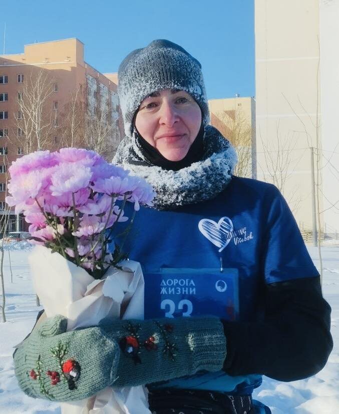 На финише. Фото: личный архив