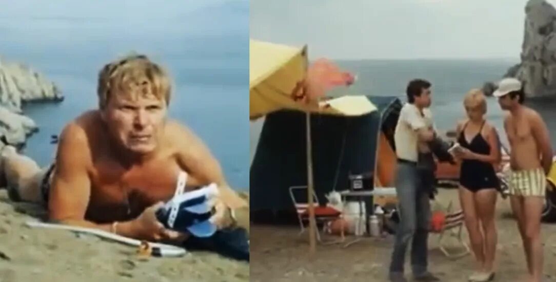 Герой Кокшенова Степан выслеживает молодожёнов и заветный билет