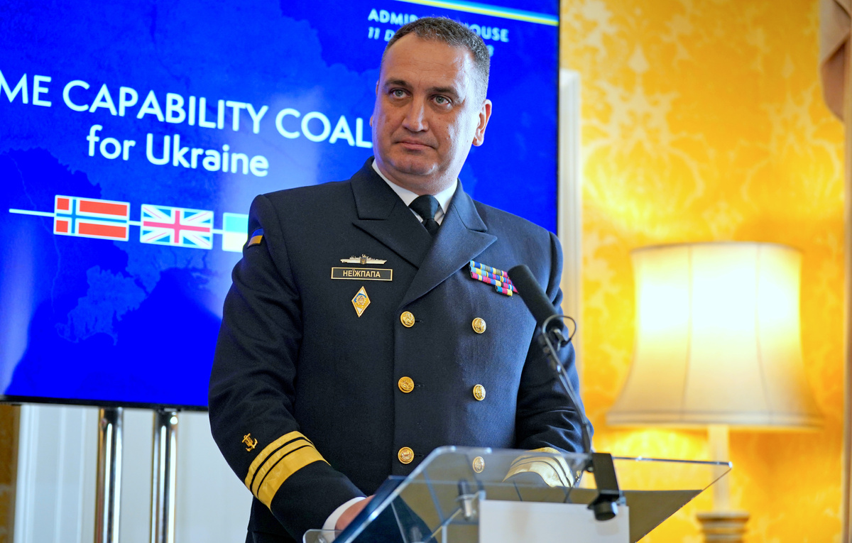    Командующий ВМС ВСУ Алексей Неижпапа  PA Images via Reuters Connect