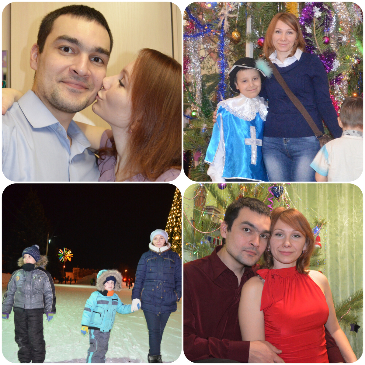 Тут начало и конец 2016 года . Костюм мушкетёра шила сама. Шляпа сделана из старой моей фетровой. Муж тогда ещё смастерил великолепную шпагу! 