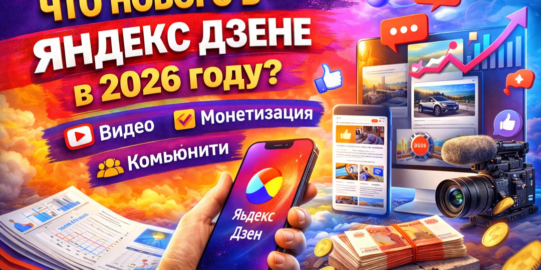 Что нового в Яндекс Дзене в 2026 году — как раскрутиться