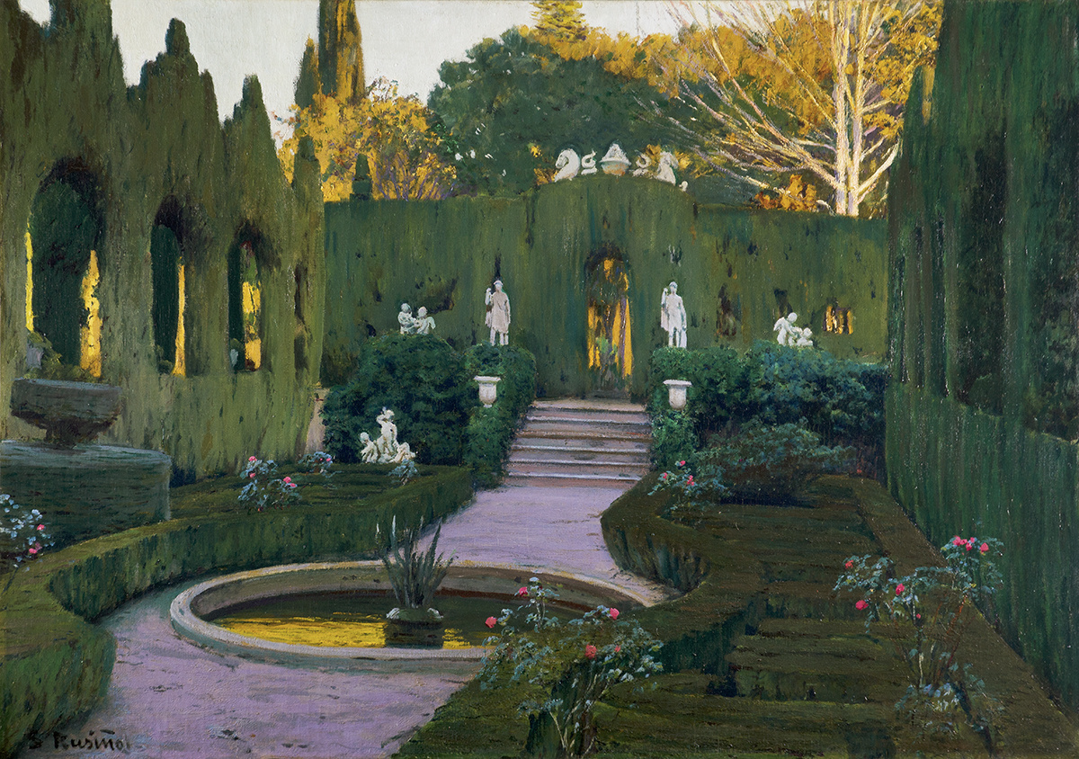 Сантьяго Русиньоль. В саду Монфорте