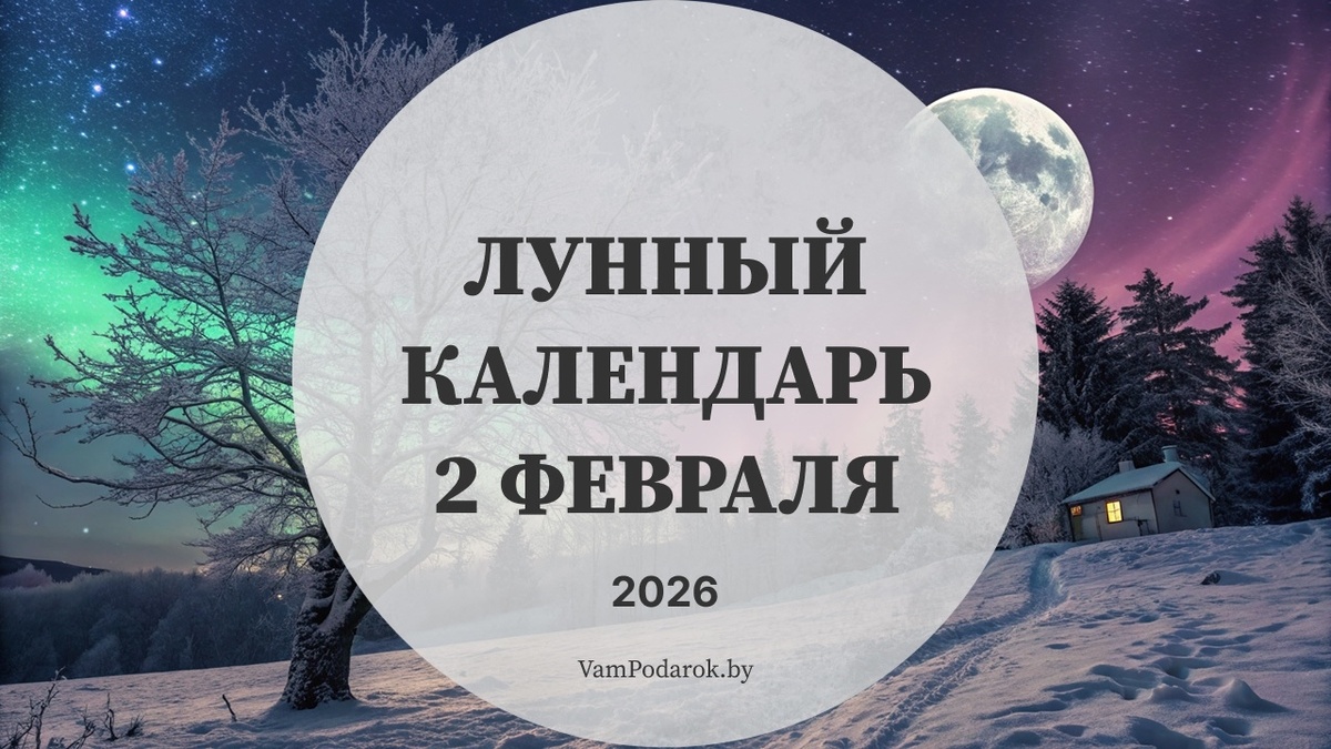 Лунный календарь на 2 февраля 2026 года: Понедельник, который не хочет быть серым