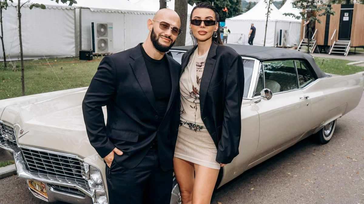    Джиган и Оксана Самойлова. Фото: ТГ-канал geegunchill