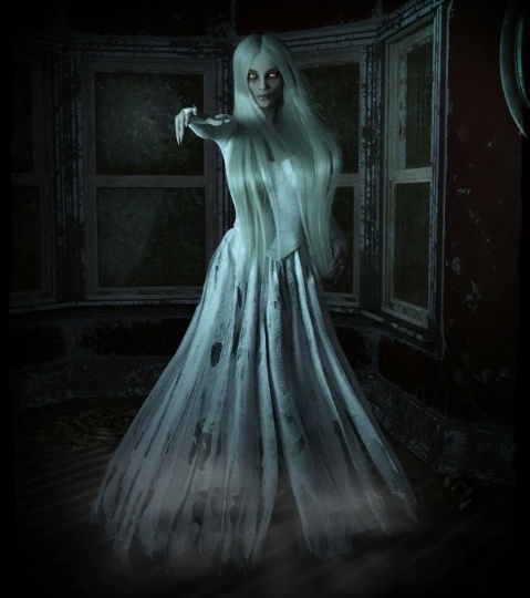 Женщина в белом