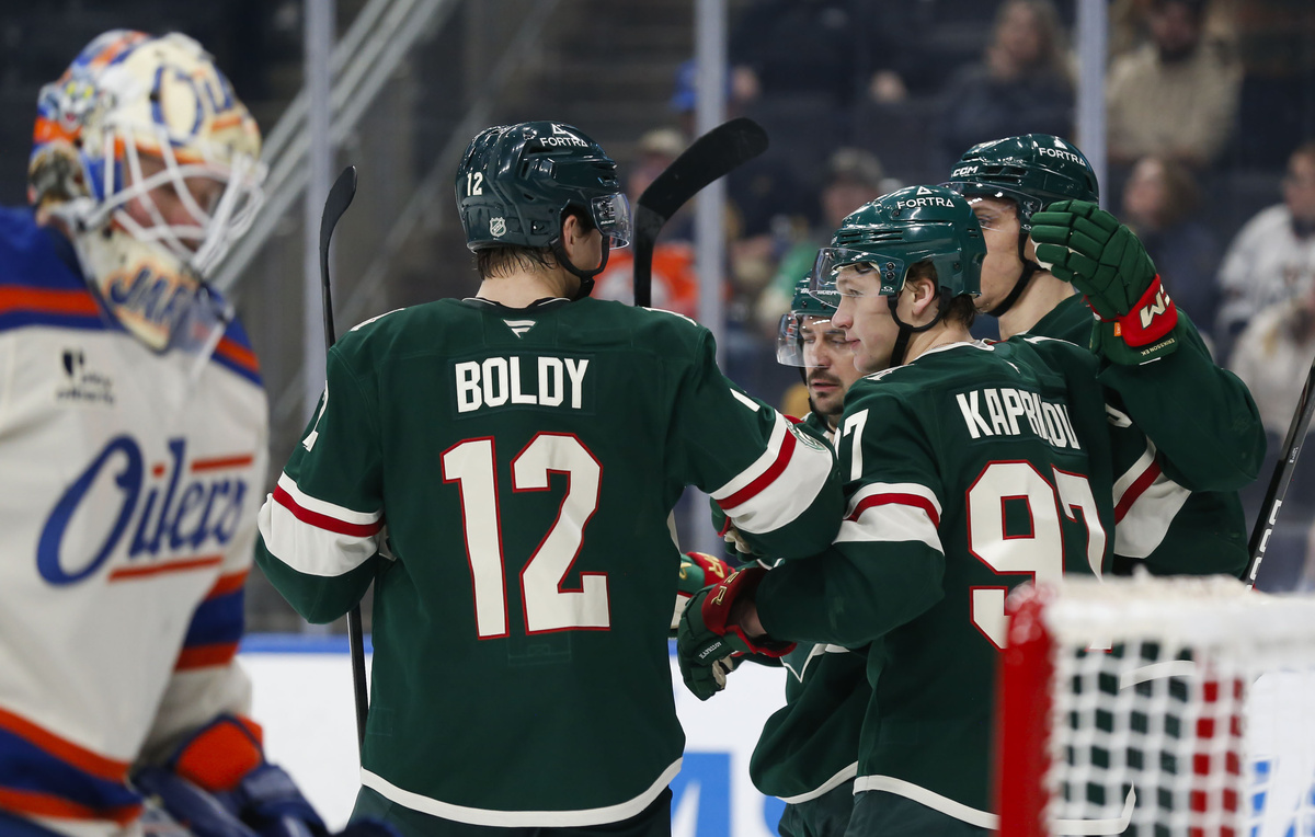    Нападающий "Миннесоты" Кирилл Капризов  Codie McLachlan/Getty Images