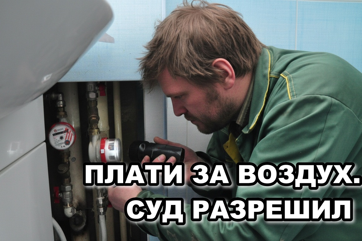 Как из-за одного просроченного счетчика водоканал насчитал долг за «поток из трубы», даже если краны были сухими. Суд одобрил.