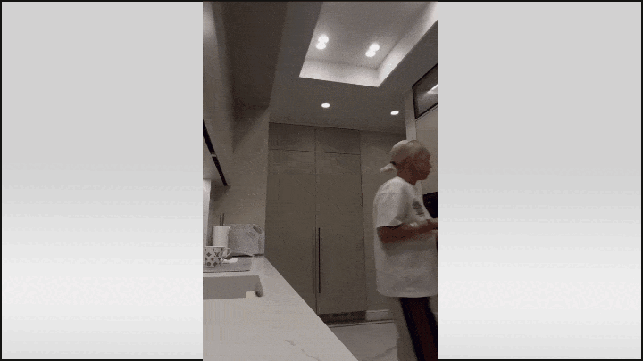    Ведущая с удовольствием показывает, как выглядит её выходной. Видео: ТГ-канал @lerakudryavtseva