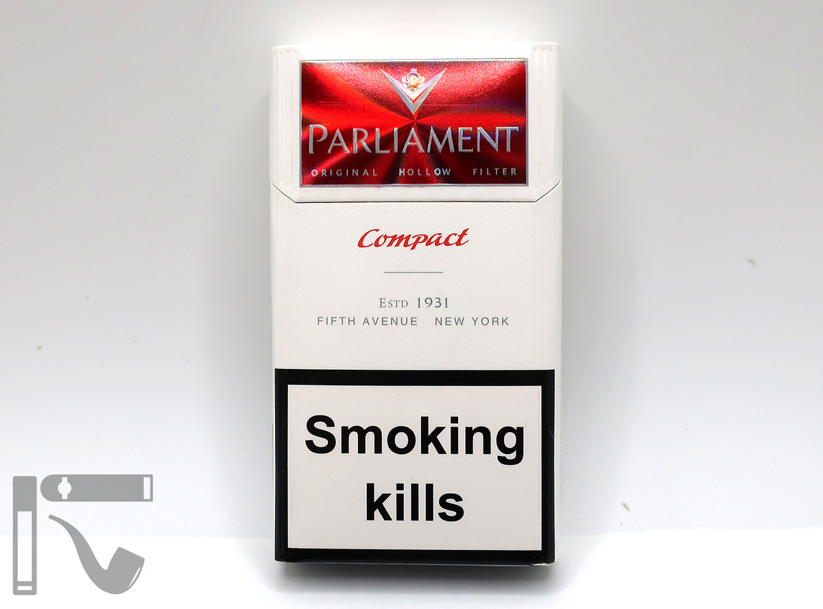 Сигареты Parliament Red Compact. Фото: © канал "Уголок Курильщика"