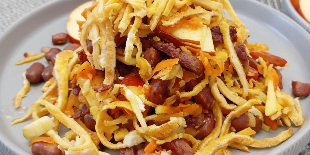 Салат"Январский" на любителя в двух вариантах