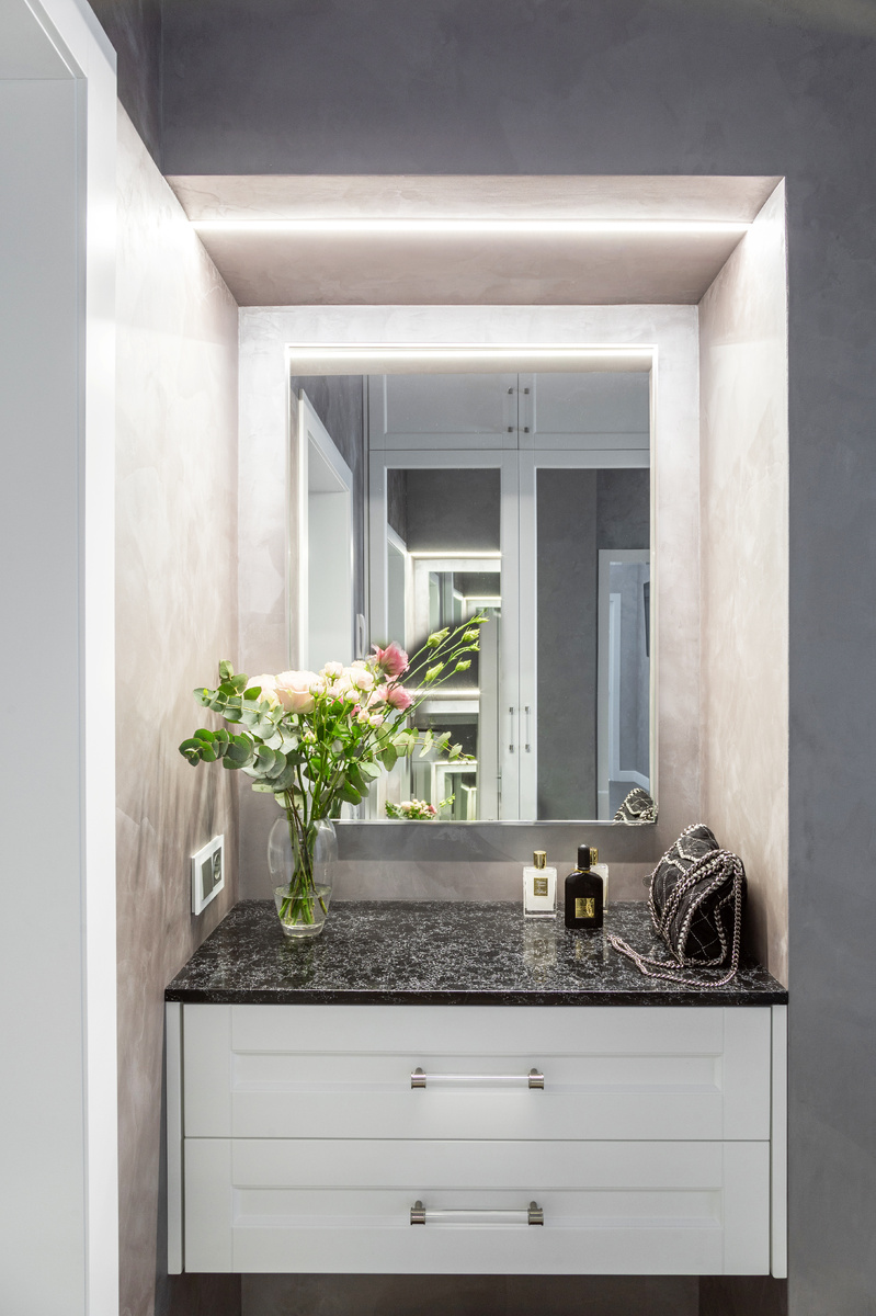 реализованный интерьер по проекту дизайнера Марии Бойчук 