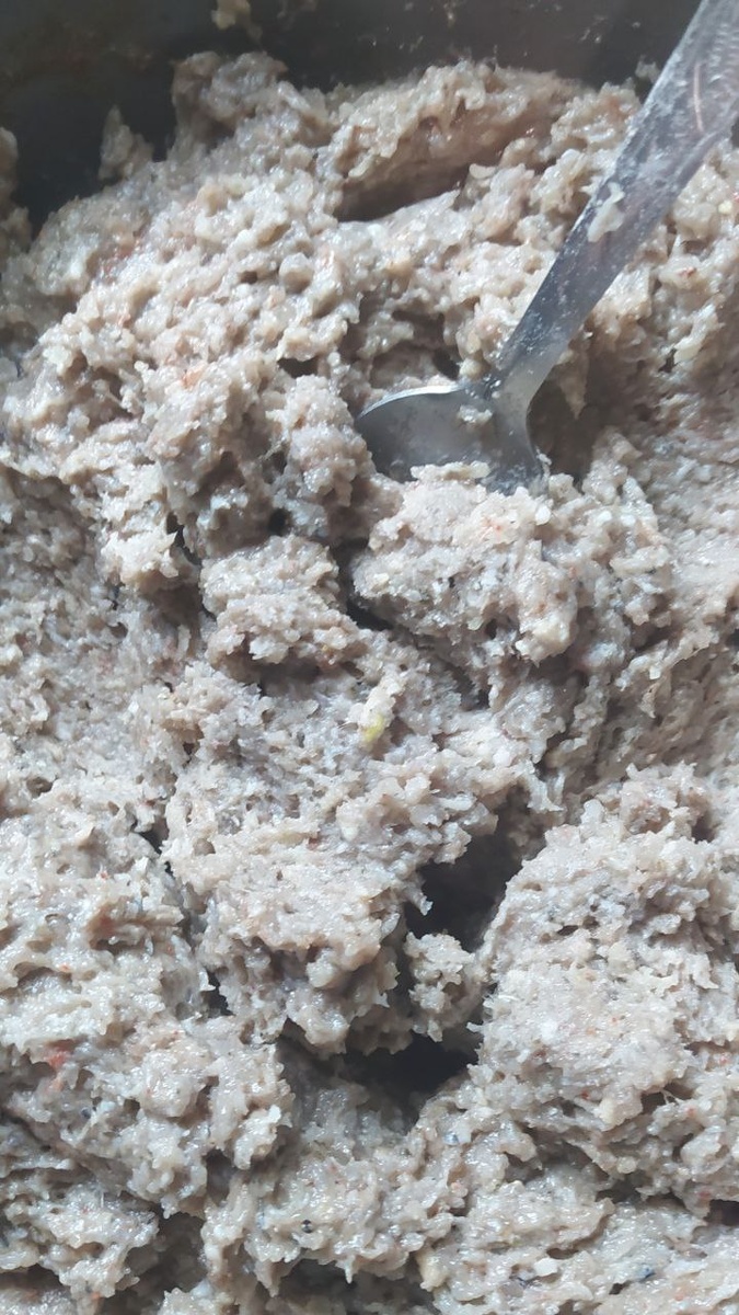 рыбный фарш из карася и плотвы 