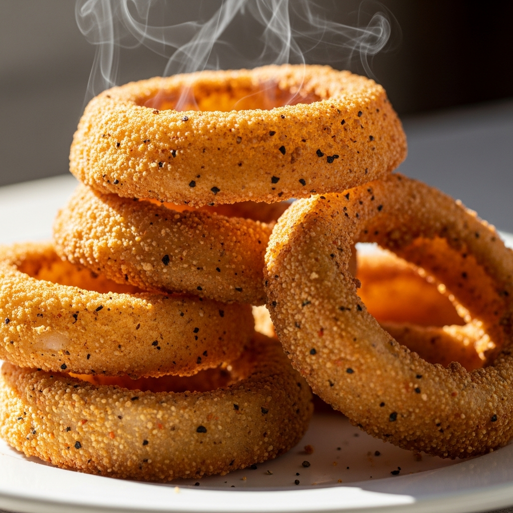 Золотистые луковые колечки — классика, которая исчезает со стола первой