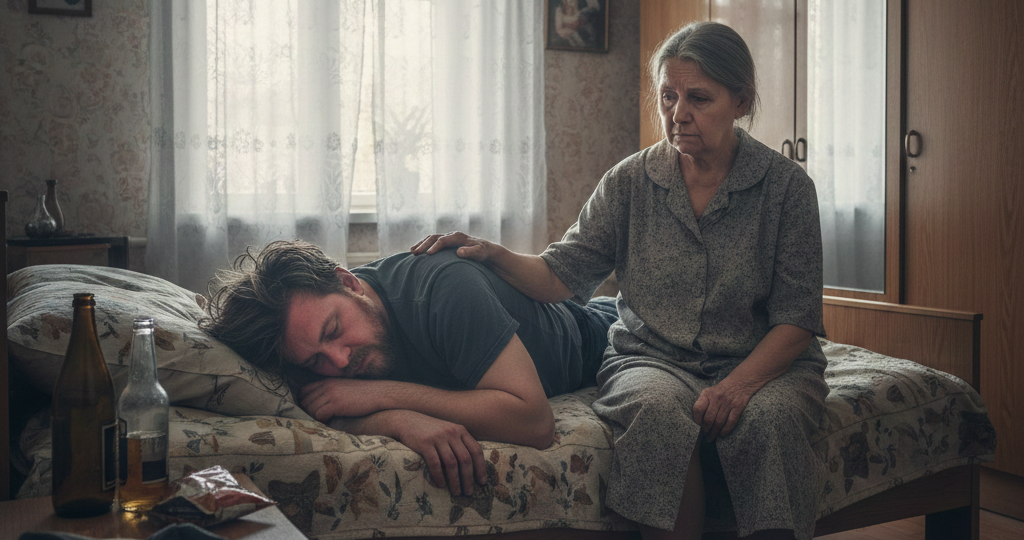 Сын пьёт, а как быть матери