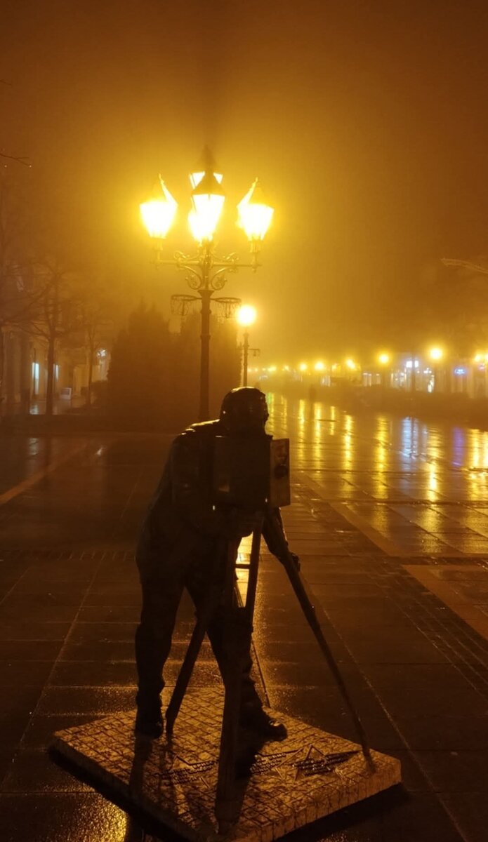 Туманный Сомбор. Фото принадлежит автору