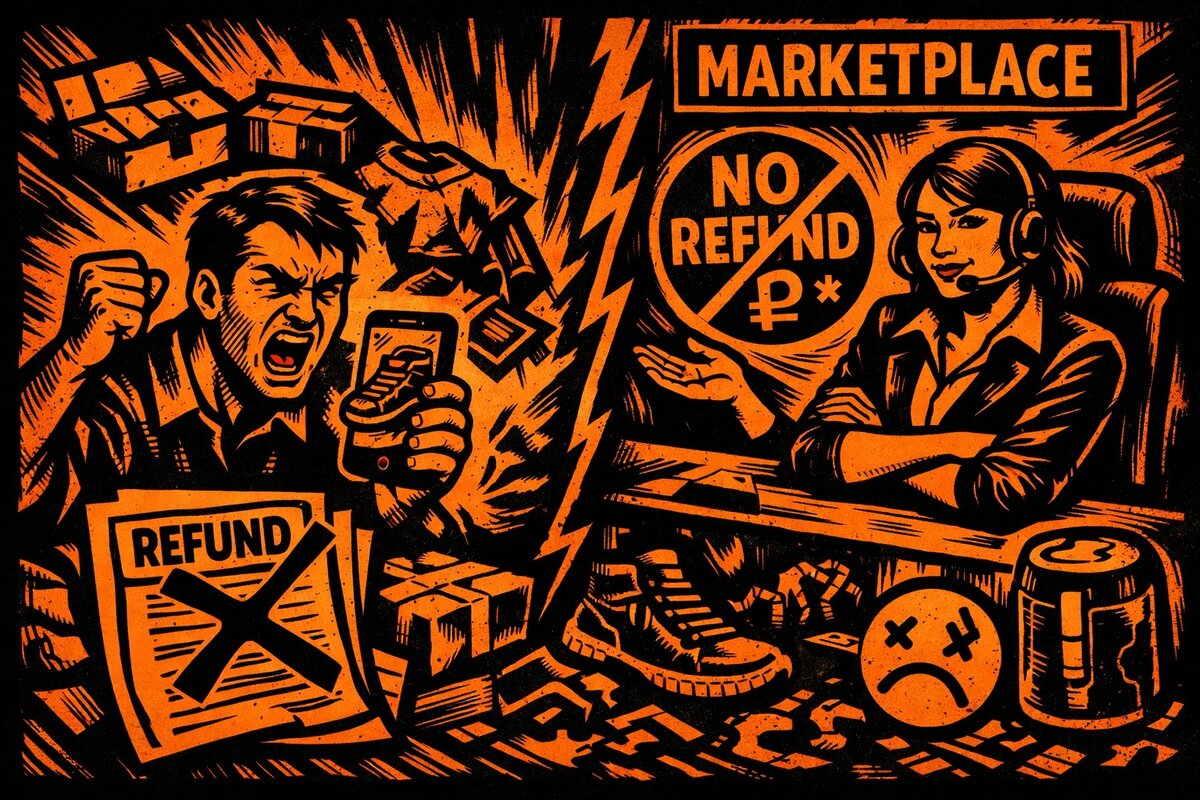 Продажа/покупка товаров на маркетплейсах имеет невероятный успех из-за того, что покупатель имеет возможность, экономя время, выбрать необходимый товар, сидя у себя дома.
В соответствии с действующим законодательством данный вид коммерческой деятельности квалифицируется как дистанционный способ продажи товаров.
Дистанционный способ продажи товаров (в том числе и возврата некачественного товара) имеет свои особенности, которые регламентируются «Правилами продажи товаров по договору розничной купли-продажи», утв. Постановлением Правительства РФ от 31.12.2020 г. № 2463. Однако основным правовым актом всеже является Закон РФ от 07.02.1992 № 2300-1 «О защите прав потребителей».
Несмотря на это, маркетплейсы/продавцы не всегда «с охотой» возвращают деньги за некачественный товар, ссылаясь при этом на свой «внутренний регламент» (зачастую в пунктах выдачи у потребителя отказываются принять бракованный товар, ссылаясь на порядок возврата товара, установленный торговой площадкой). Более того, даже если недостаток товара обнаружился в пункте выдачи, работники пункта отказывают в возврате товара под выдуманными предлогами (как пример - проверка товара потребителем проходила не под камерами).
Если перед приобретением (получением) товара у потребителя есть возможность осмотреть и проверить товар на наличие брака, комплектности, а при осмотре товара обнаружены дефекты, некомплектность, доставка не того товара, то у потребителя есть право отказаться от покупки и в случае предоплаты, потребовать возврат денежных средств.
При обнаружении недостатка в товаре потребителю необходимо обратиться с претензией к продавцу (через маркетплейс) в течение гарантийного срока (срока годности), срока службы (а если они не установлены в разумный срок, то в пределах двух лет – п. 1 ст. 19 Закона РФ № 2300-1). За нарушение сроков удовлетворения требований потребителя, указанных в претензии установлена неустойка – 1% от стоимости товара в день (ст.23 Закона РФ № 2300-1).
      