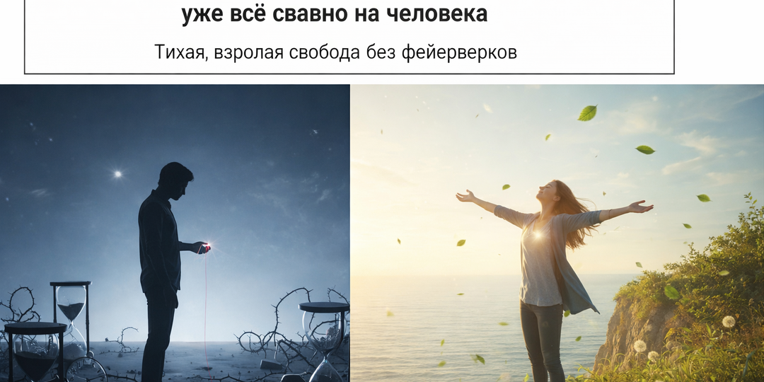 🍃 Тот самый сладкий момент, когда тебе правда уже всё равно на человека