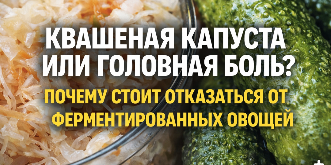 Квашеная капуста или головная боль? Почему стоит отказаться от ферментированных овощей и проконсультироваться с врачом, чтобы не навредить!