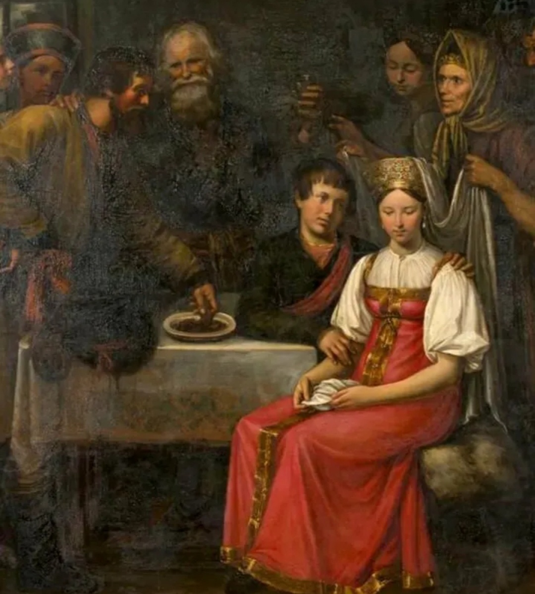 Иллюстрация – репродукция картины известного художника. 