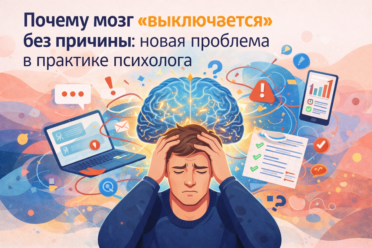 Если к вечеру мысли путаются, простые задачи раздражают, а отдых не помогает, это не слабость характера. Всё чаще причина — банальное истощение мозга.