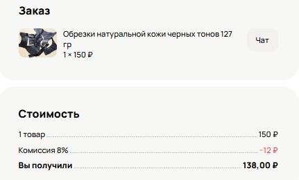 Скриншот из профиля автора