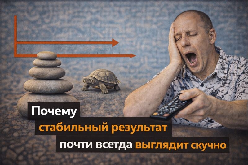 Почему стабильный результат почти всегда выглядит скучно