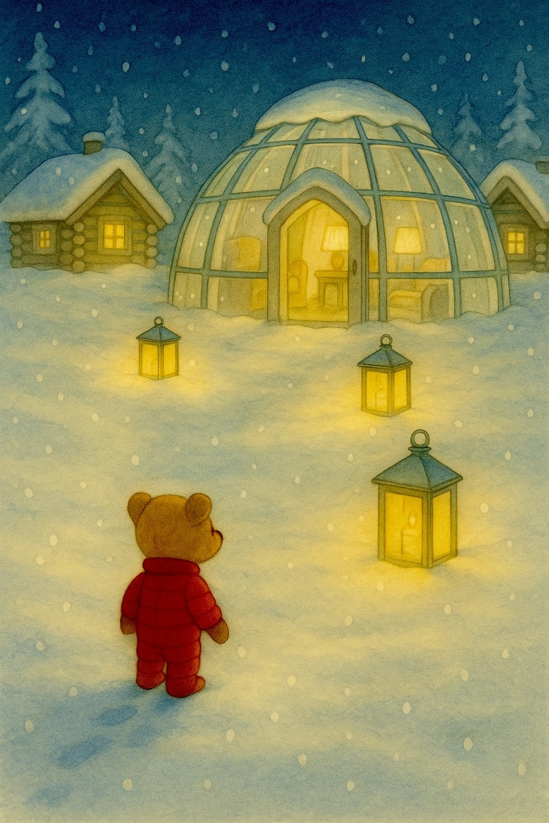 Деревня Юнельма и иглу