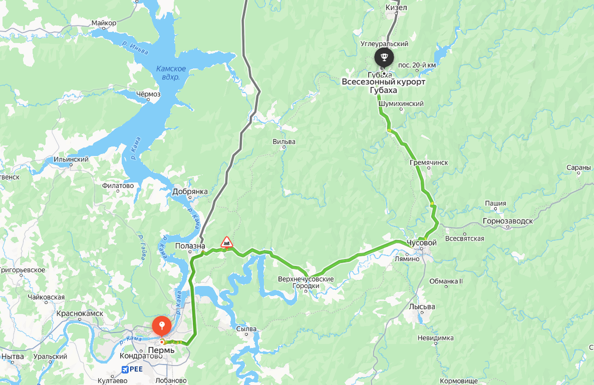 Маршрут построен сервисом yandex.ru/maps