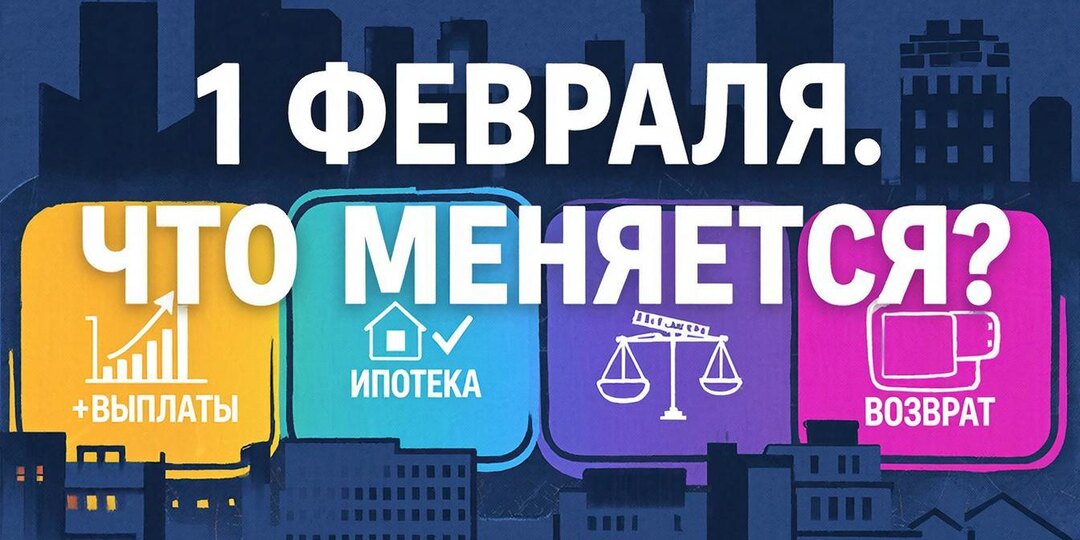 С 1 февраля в России вступают в силу новые законы. О чём нужно знать