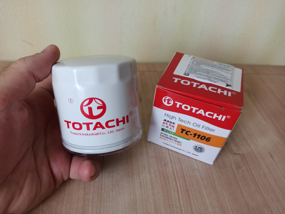 Масляный фильтр Totachi TC-1106 и его упаковка