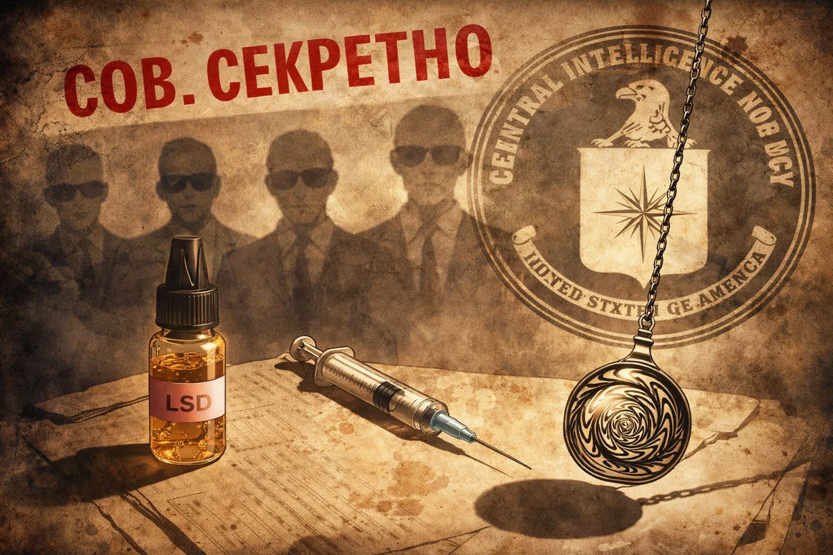 Архивы кошмара. Атрибуты проекта «МК-Ультра»: химия, гипноз, секретность и бесчеловечность.