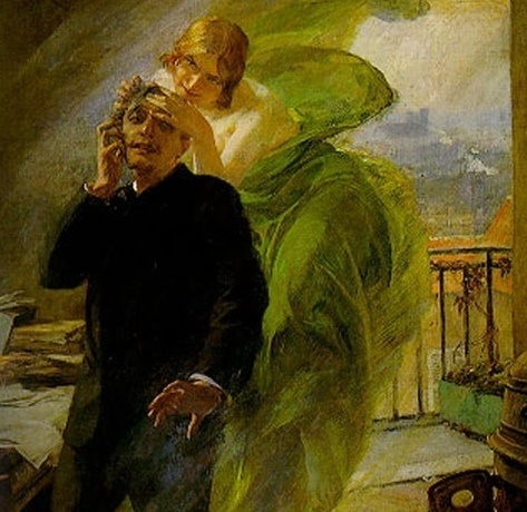 Альберт Меньян «Зелёная муза», фрагмент