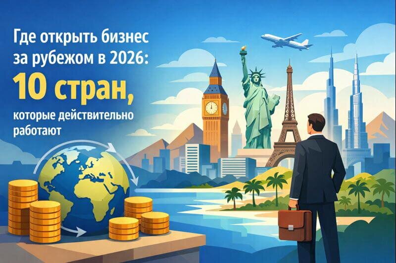 Выбор страны для бизнеса за рубежом в 2026 году с учетом налогов и резидентства