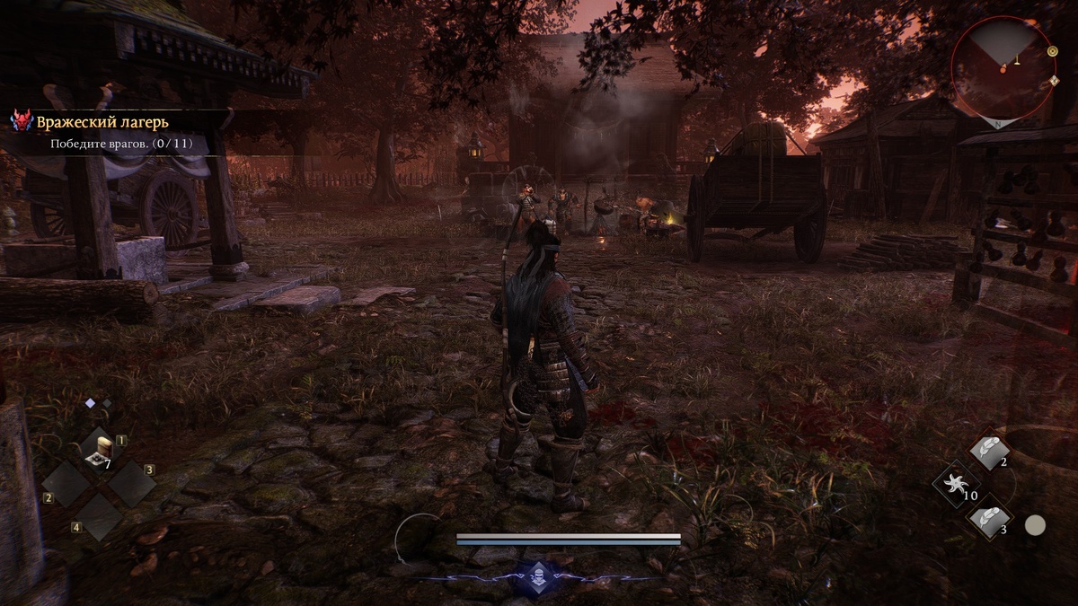 Скриншот из демо. Nioh 3. Разработчик: Team Ninja