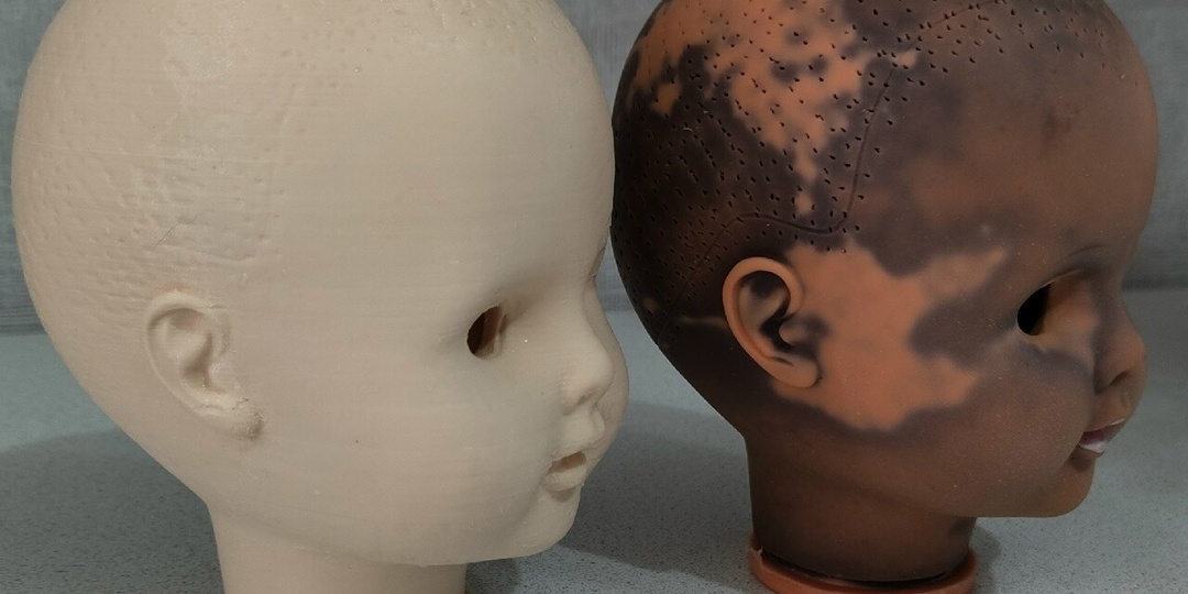 Печать головы куклы из TPU