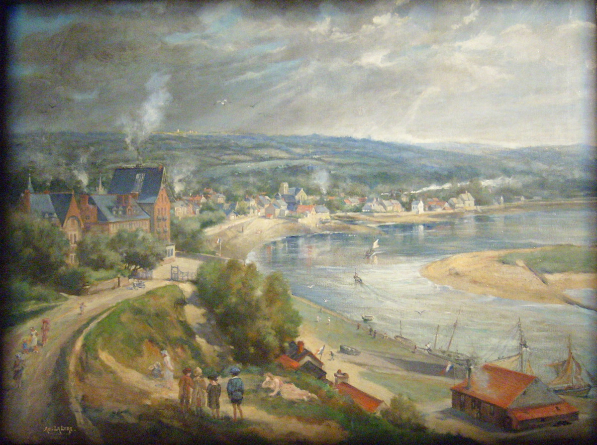 Адольф Лира - Картере вю дю Шато-де-Сирен (”Картере, увиденный из замка Сирен”)